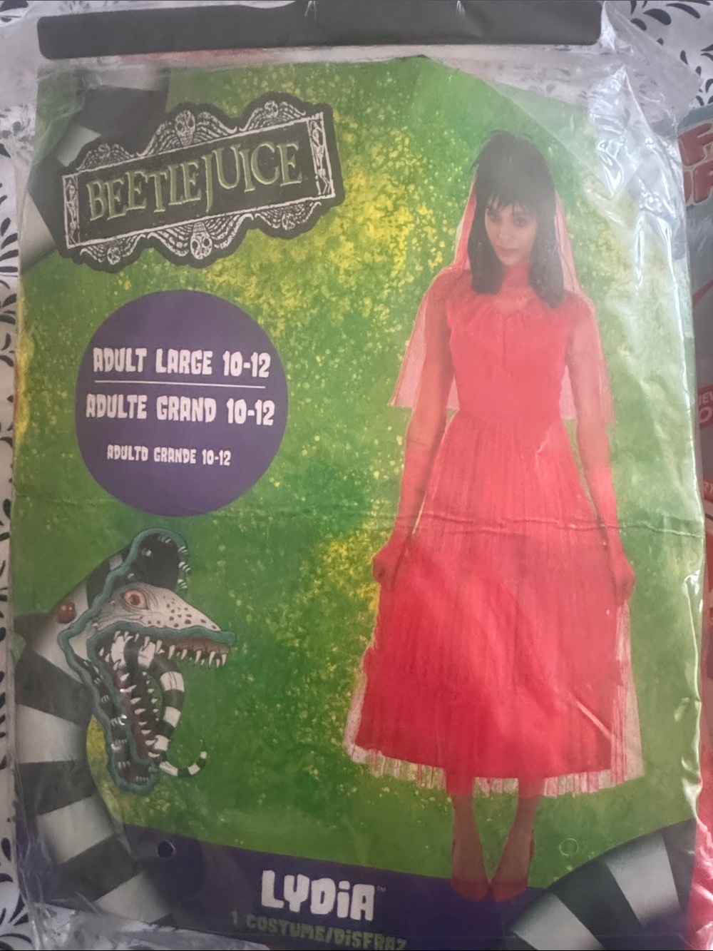 Lydia Adult Large Red Costume Dress